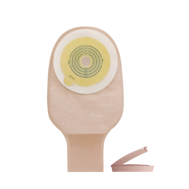 scibayear Colostomy Bags Ostomy Supplies One-Piece Convex Ostomy Bags with a Waistband