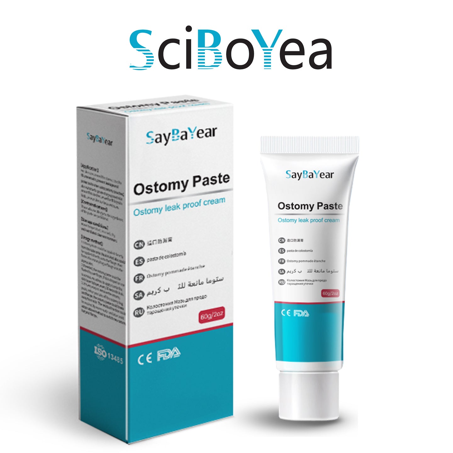 Stoma Leak-Block Paste – 60 g Instant Seal, Fills Creases & Stops Blow-Outs for 24-Hour Zero-Leak Confidence