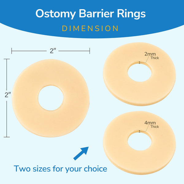 2 mm Ultra-Thin Stoma Leak-Proof Rings – 10-Pack Skin-Soft Seal, Instant Gap Fill & 24-Hr Zero-Leak Security